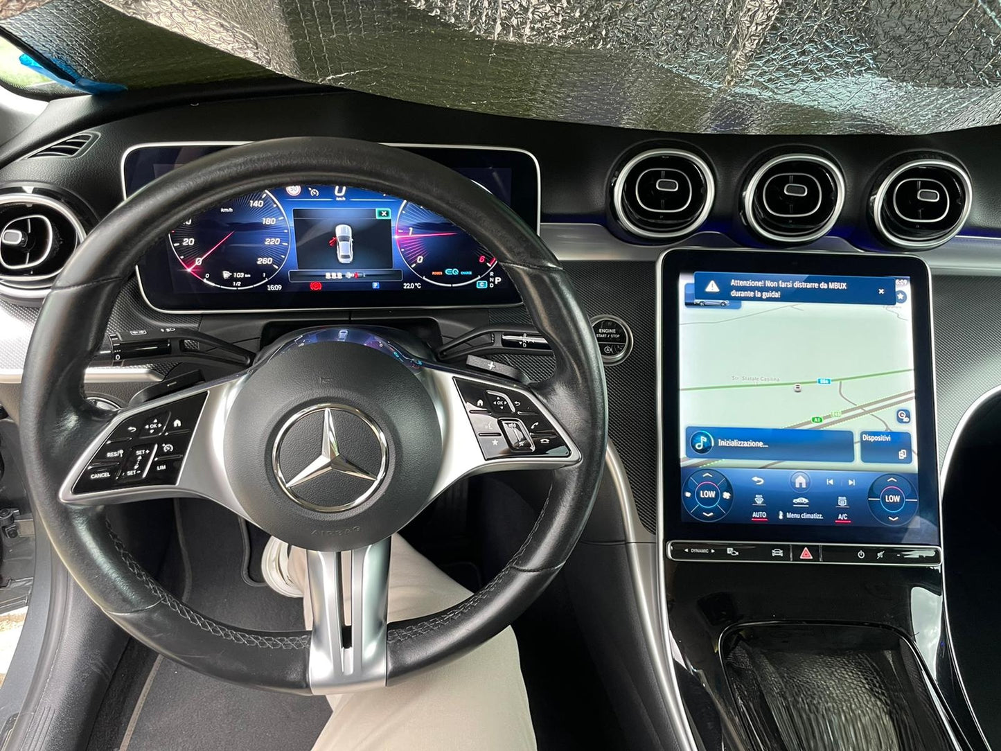MERCEDES-BENZ - C 220 (2022 - km 208.000 - Ibrida)
